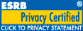 ESRB Privacy Certified Privacy Statement